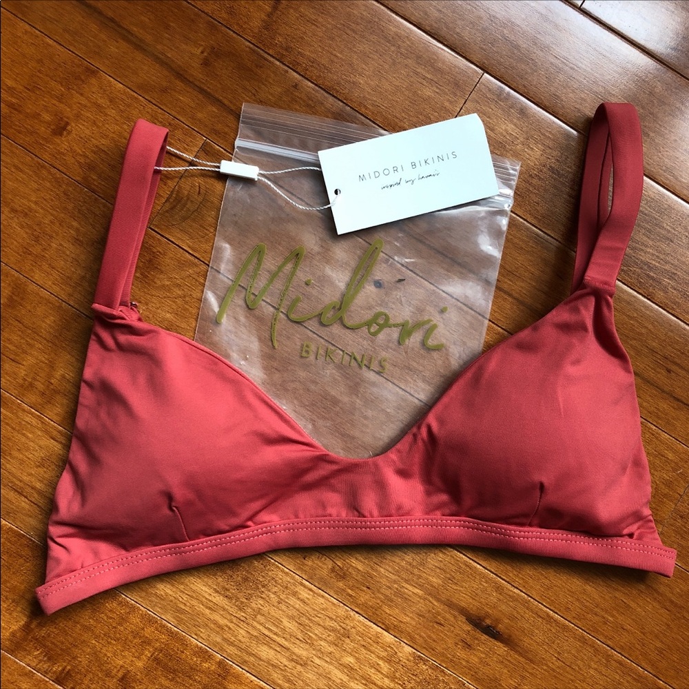 NWT Large Midori Joie Bikini Top in Ginger